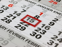 Erotischer 4-Monatskalender Kompakt 2026 mit rotem Datumsschieber