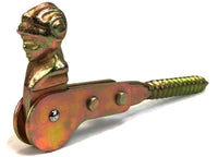 Fensterladenhalter mit Kopf 130mm lang Seitenansicht