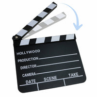 öffnende Filmklappe zum Selbstbeschriften