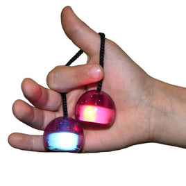 Finger Gadget "Turbo Ballz"  mit Licht, Beispiel Rot