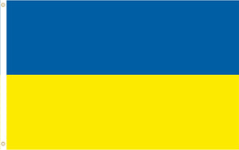 Flagge Ukraine in 150x90cm, Україна мир, Blau-Gelb
