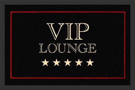 Fußmatte mit lustigem Spruch- "VIP LOUNGE" mit 5 Sternen