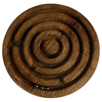 Geduldspiel "Holzlabyrinth" Draufsicht