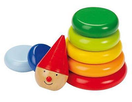 Goki Stapelmännchen Nimo,
magnetisch, 8 Teile: Rot, Orange, Gelb,Hellgrün, Grün, Blau, Hellblau, Gesicht mit Hut