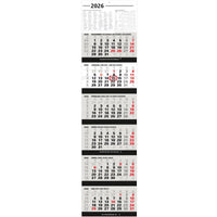 Großer 6-Monatskalender 2026 weiß