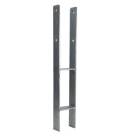 H-Anker 91x 600 mm feuerverzinkt für 9cm Pfosten, 1 Stück