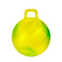Hüpfball für Kinder in gelb-grün