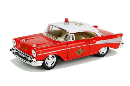 Kinsmart Modellauto 1957 Chevrolet Bel Air Feuerwehr