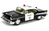 Kinsmart Modellauto 1957 Chevrolet Bel Air Polizei 