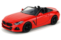 Kinsmart Modellauto BMW Z4 Cabrio 13cm, mit schwarzen Felgen + Kühlergrill, Farbvariante: Rot ohne Verdeck