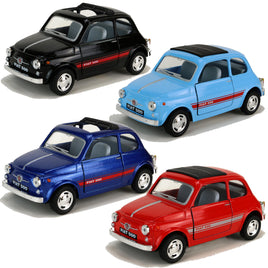 Kinsmart Modellauto Fiat Nuova 500- verschiedene Farben 