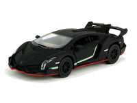 Kinsmart Modellauto Lamborghini Veneno Coupé 13cm- schwarz-anthrazit