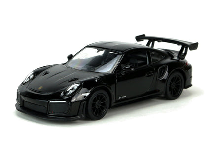 Kinsmart Modellauto Porsche 911 GT2 RS 13cm, Motorhaube/Felgen/Heckspoiler: schwarz, Farbvariante: Schwarz