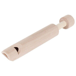 Kolbenflöte aus Holz unbehandelt 16cm