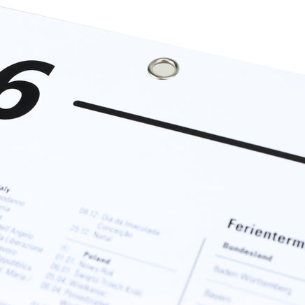 Kombi 4-Monatskalender 2026 Wandkalender mit Aufhängeöse