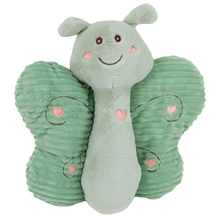 Kuscheltier Schmetterling in grün