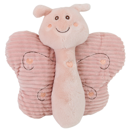 Kuscheltier Schmetterling in rosa