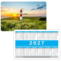 Minikalender 2027 Leuchturm Sylt