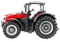 Modell des Traktor Massey Ferguson 8740S  rot in Seitenansicht