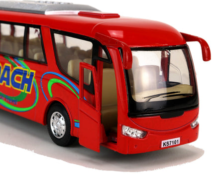 Modellauto Fernreisebus Coach Travel 18cm mit geöffneter Tür