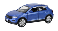 Modellauto 2014 VW T-Roc SUV in matt blau