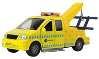 Modellauto Abschleppwagen mit beweglichem Kranhaken und Radgreifern