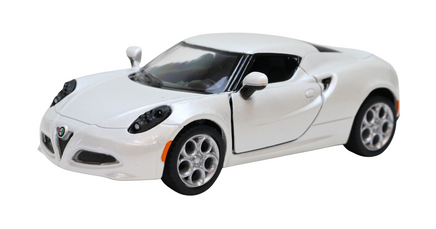 Modellauto Alfa Romeo 4C in perlmutt