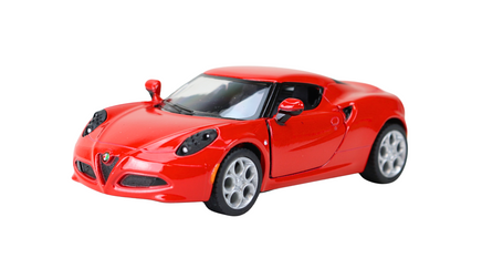 Modellauto Alfa Romeo 4C in rot