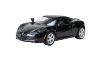 Modellauto Alfa Romeo 4C in schwarz