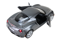 Modellauto Alfa Romeo 4C in silbergrau