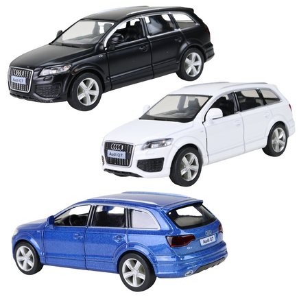 Modellauto Audi Q7 SUV in 3 Farben
