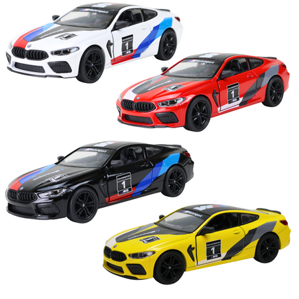 Modellauto BMW M8 Competition Coupe Livery Edition in 4 Farben