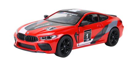 Modellauto BMW M8 Competition Coupe Livery Edition in rot