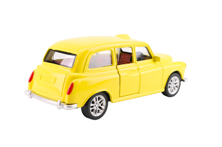 Modellauto British Taxi in gelb
