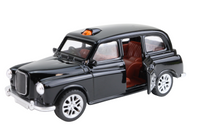 Modellauto British Taxi in schwarz