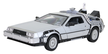 Modellauto DeLorean Zeitmaschine passend zu dem Zurück in die Zukunft- Film 2