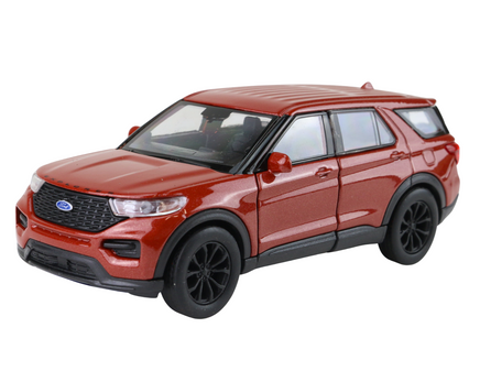 Modellauto Ford Explorer im  Maßstab 1:42 in orange-rot