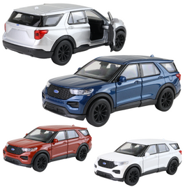 Modellauto Ford Explorer im  Maßstab 1:42 in vier verschiedenen Farben