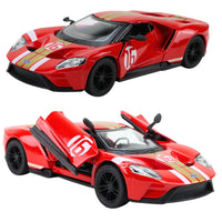 Modellauto Ford GT Heritage Edition in rot