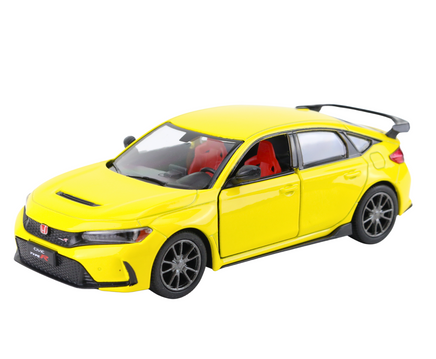 Modellauto Honda Civic Type R in gelb