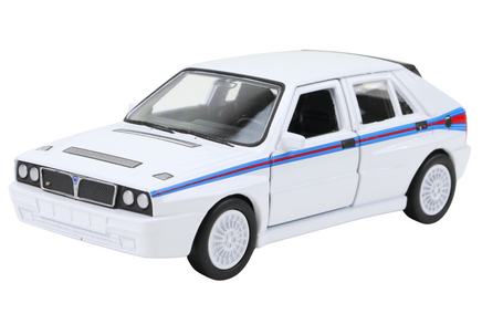 Modellauto Lancia Delta HF Seitenansicht von Fahrerseite