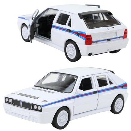 Modellauto Lancia Delta HF mit öffnenden Türen