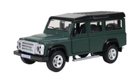 Modellauto Land Rover Defender in dunkelgrün matt