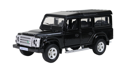 Modellauto Land Rover Defender in schwarz