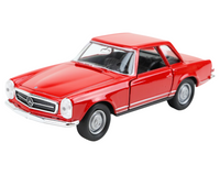 Modellauto Mercedes Benz 230SL Pagode in rot