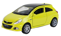 Modellauto Opel Corsa D OPC in gelb