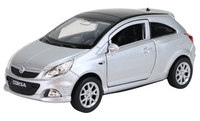 Modellauto Opel Corsa D OPC in silber