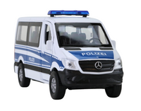 Modellauto Polizei Mercedes Sprinter in Frontansicht