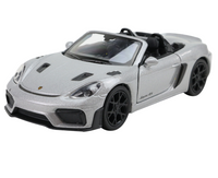 Modellauto Porsche Spyder 718 RS in silbergrau