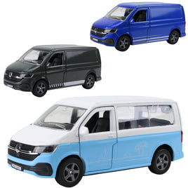 Modellauto VW Transporter T6 Bulli in 3 verschiedenen Ausführungen